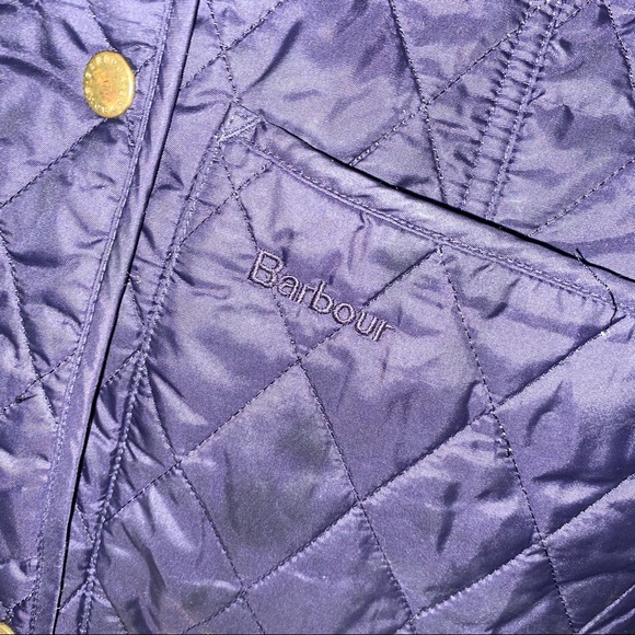 Women’s barbour snap/zip quilted vest sz 4 #D2 - Picture 2 of 5